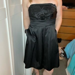 Black Formal Strapless Cocktail Dress